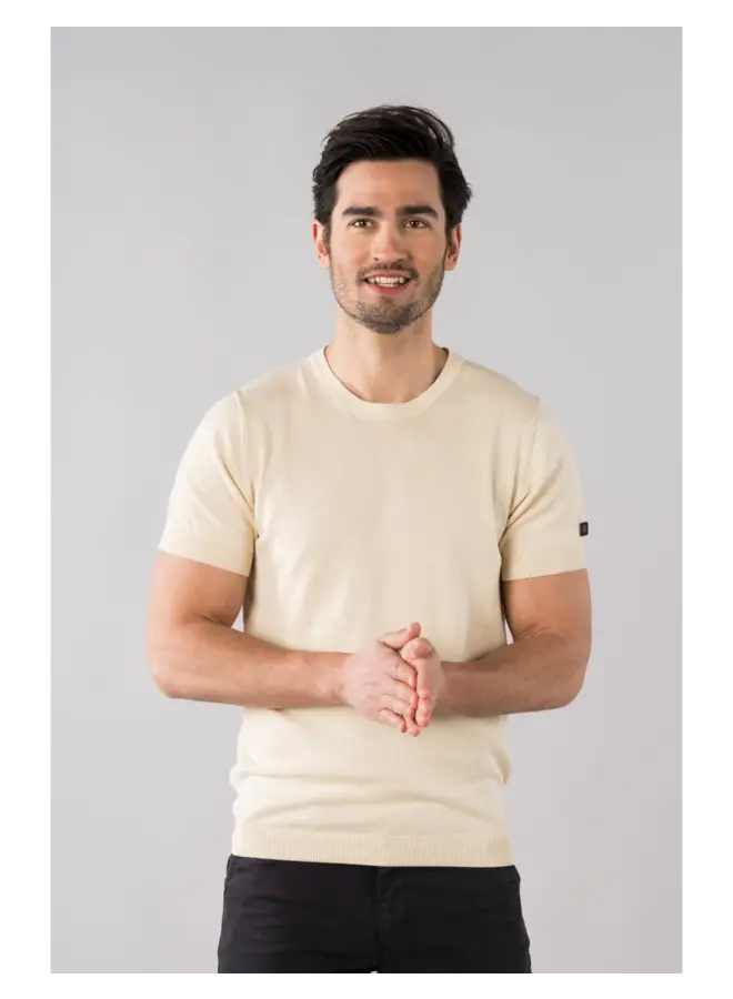 Presly & Sun T-shirt SEM Knitt - Beige