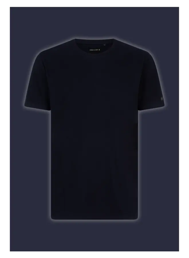 Presly & Sun T-shirt NOAH Jaquard  - Navy