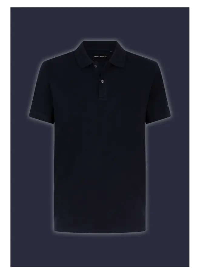 Presly & Sun Polo OWEN Jaquard Polo - Navy