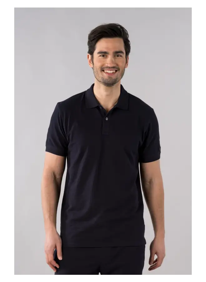 Polo OWEN Jaquard Polo - Navy