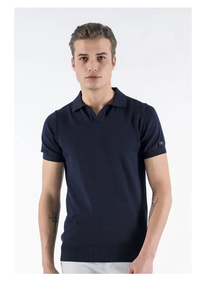 Polo LUCA Knitted - Navy