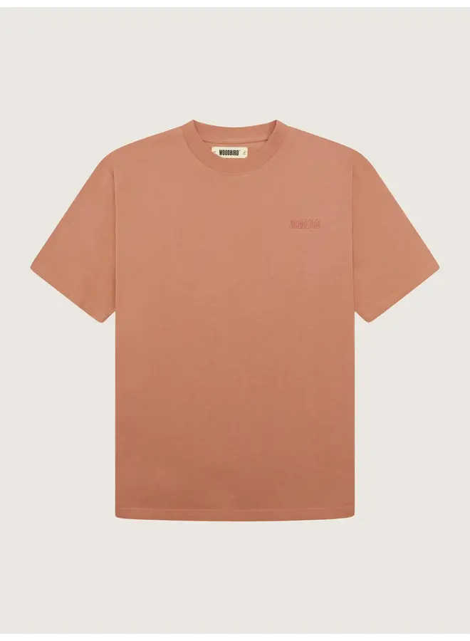 Woodbird T-shirt Oversized 2100-430 Base Tee - Red Clay