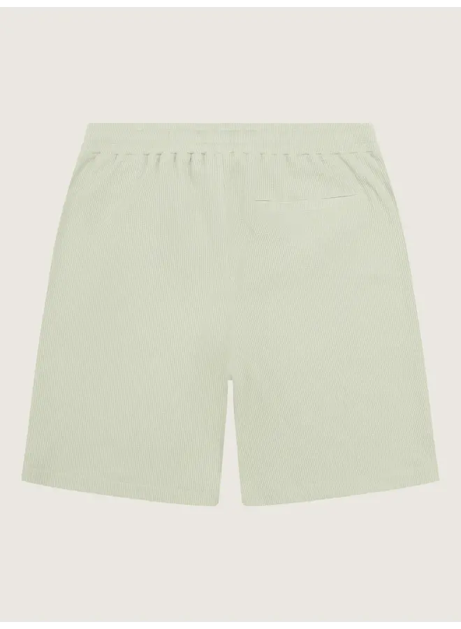 Woodbird Korte Broek 2426-307 Waffel Shorts - Mint Green