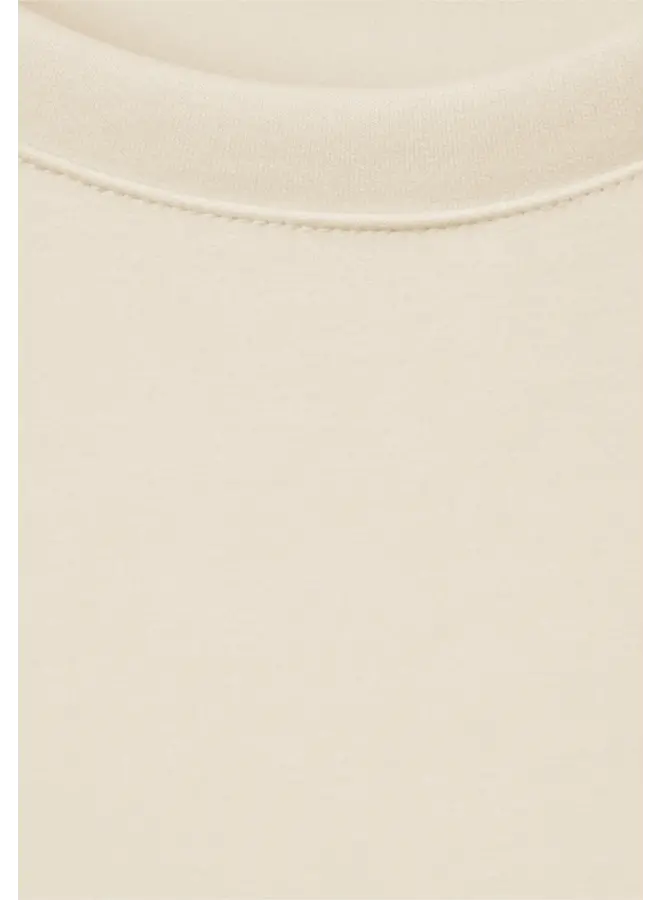 Street one T-shirt LTD QR Silk Look Shirt  321154 - Lucid White 14451