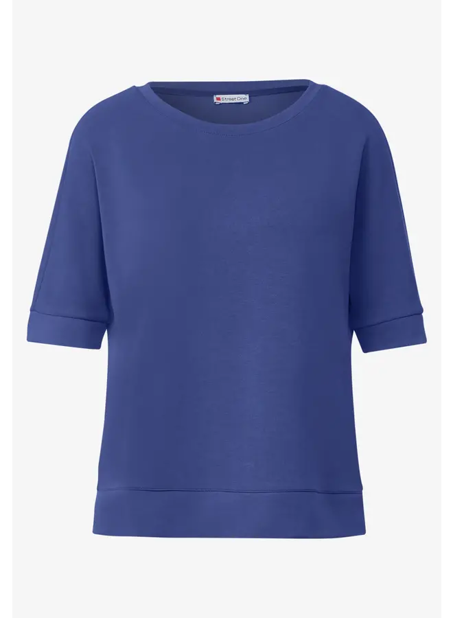 Street one T-shirt LTD QR Silk Look Shirt  321154 - Intense Royal Blue 15614