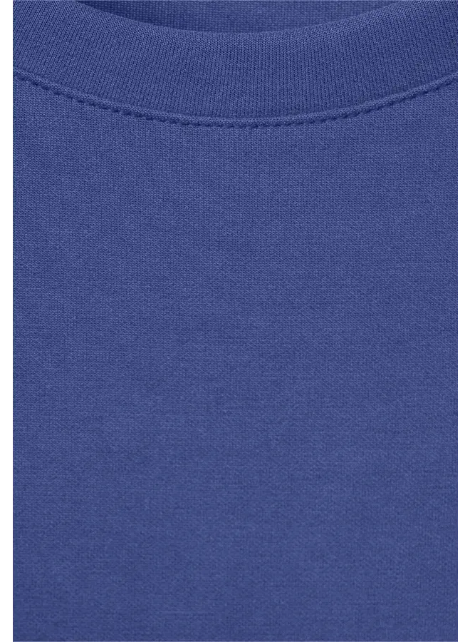 Street one T-shirt LTD QR Silk Look Shirt  321154 - Intense Royal Blue 15614