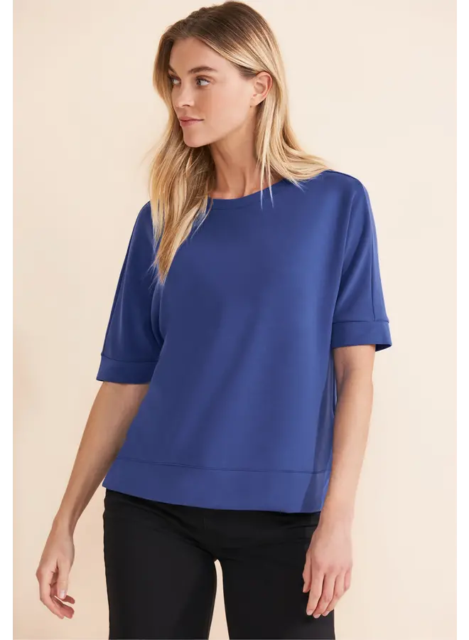 Street one T-shirt LTD QR Silk Look Shirt  321154 - Intense Royal Blue 15614