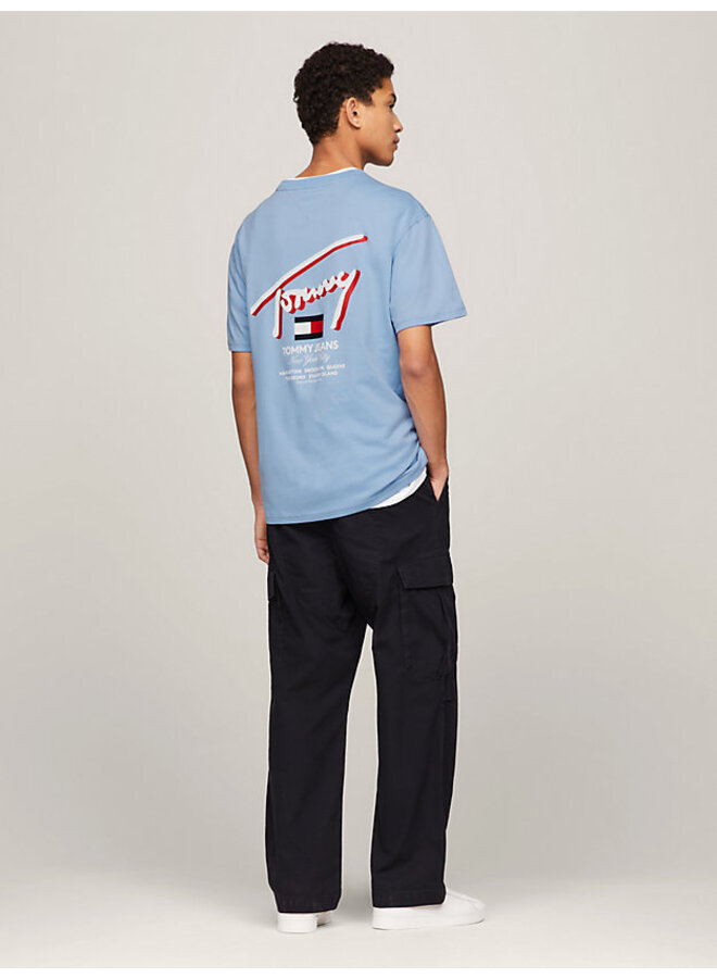 T-Shirt DM0DM18574 - C3S Moderate Blue