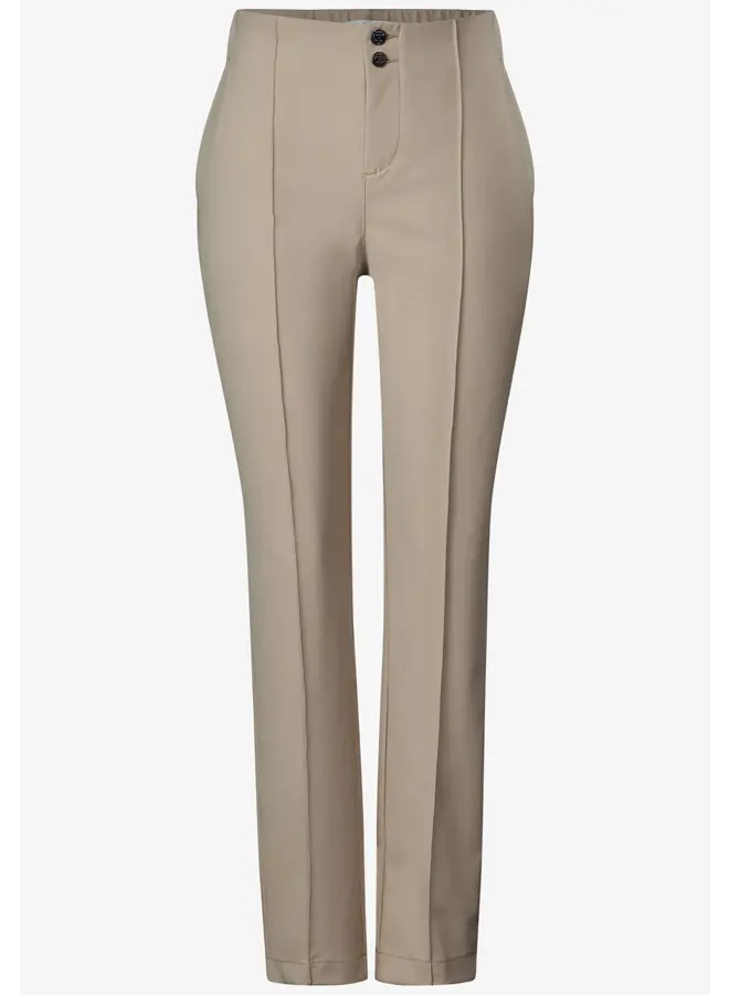 Street one Broek Chino Technostretch HW 377451 - Safari Beige 15617 28