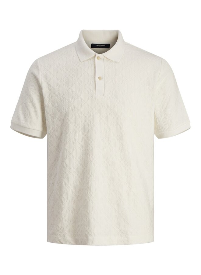 Jack & Jones Polo JPRBLUCLIFF 12255616 - White Onyx