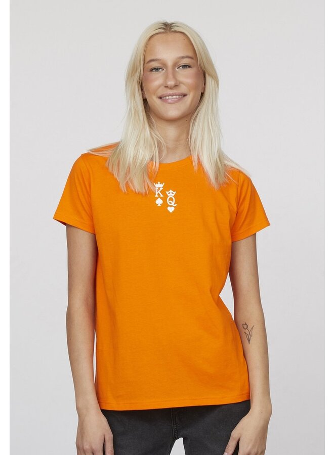 Sisters Point T-Shirt 17305 HITA-SS - 800 Orange/White