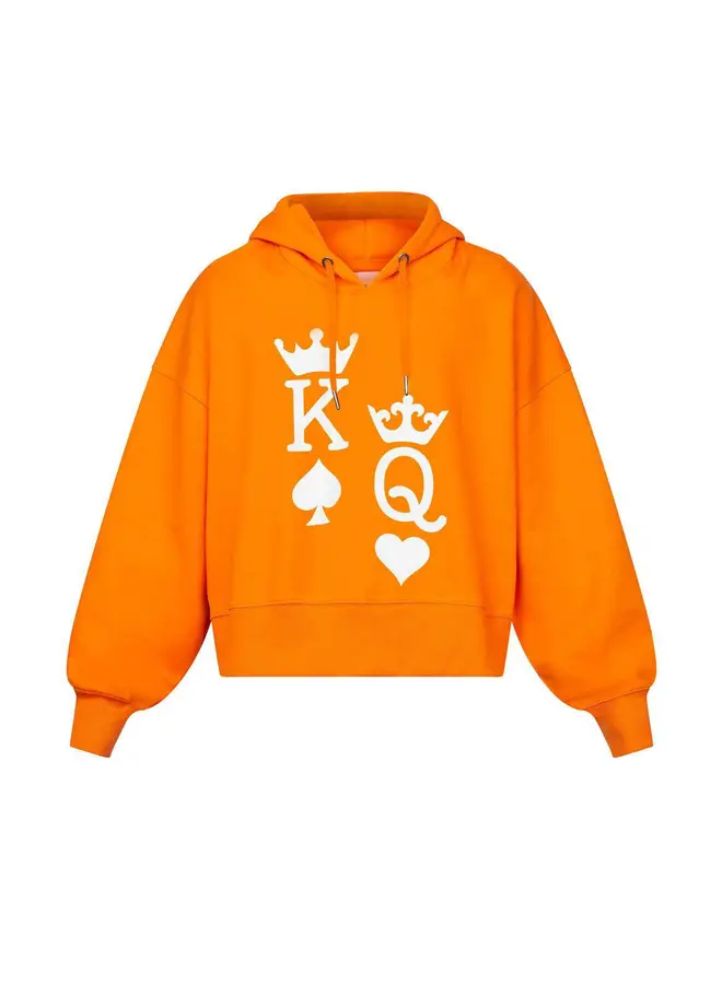 Hoodie 17309 HIKE-S.HOOD - 800 Orange/White