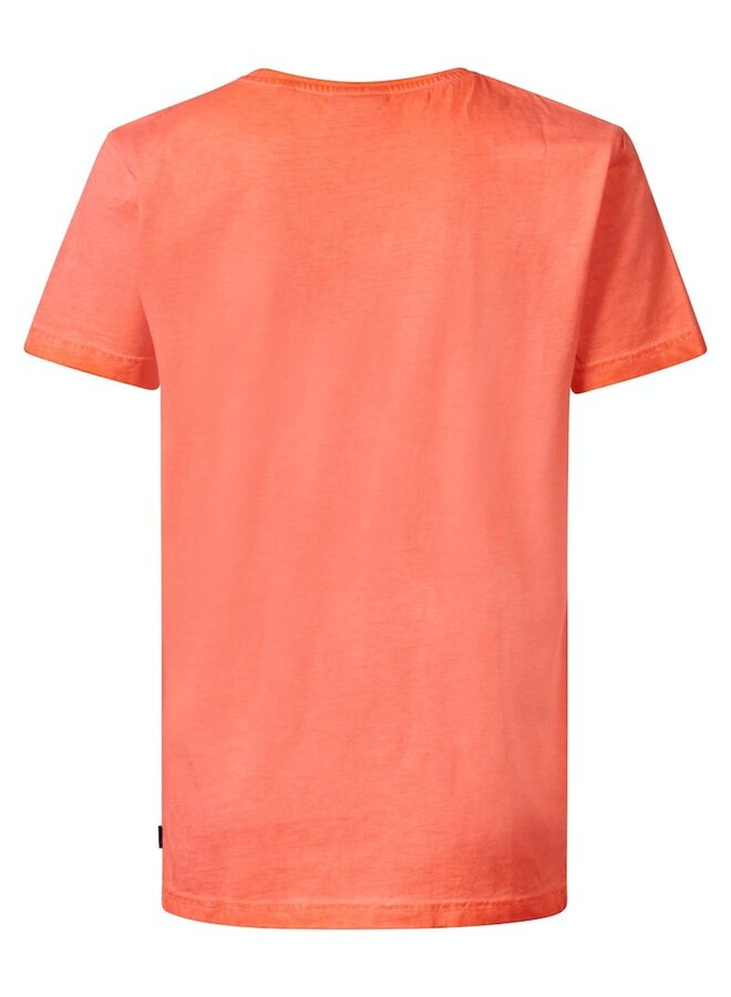 Petrol T-shirt Men T-Shirt SS - Oranje