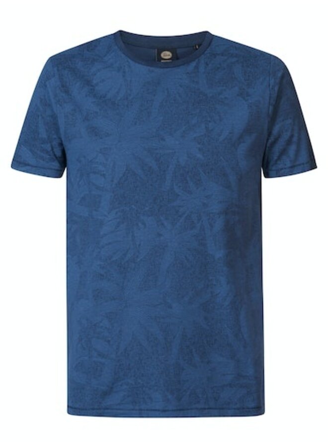 T-shirt Men T-Shirt SS AOP - Blauw