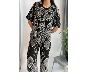 Sisters Point 173180 GILMA PA1 Black Cream Greenfield Fashion
