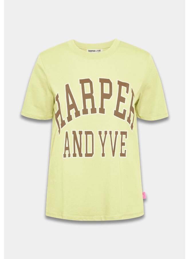 Harper and Yve T-Shirt Varsity AW24Y302 - 519 Matcha