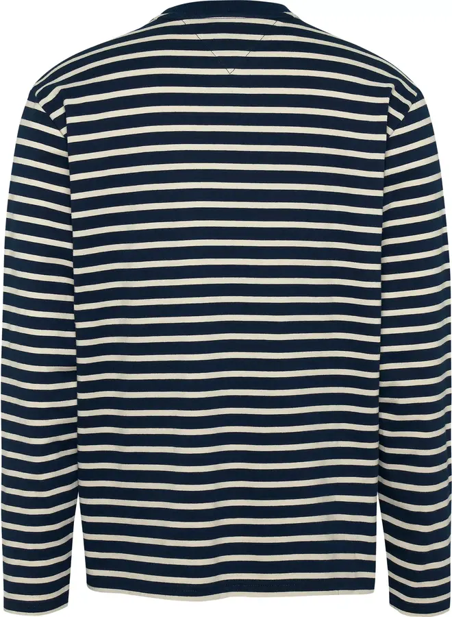 Tommy Hilfiger Longsleeve DM0DM20603 - ACG Dark Night Navy / Newsprint Stripe