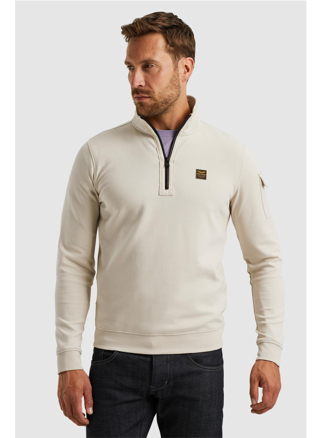 Half Zip Sweater PSW2408423 - 7013 Bone White