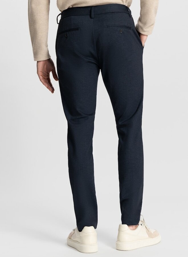 Dstrezzed Chino Lancaster Pattern Sweat Tapered Jogger - Navy