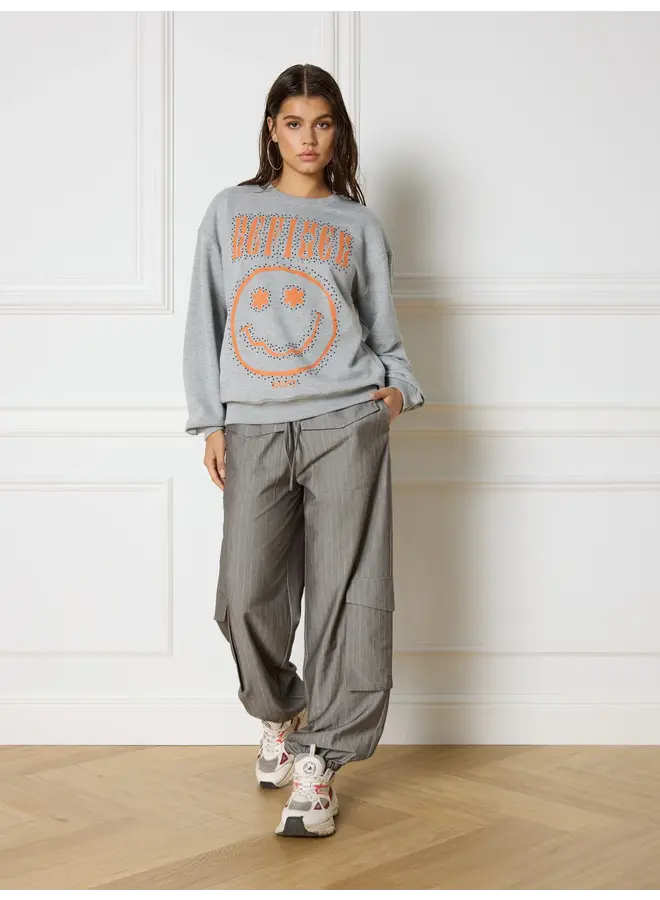 Refined Department Sweater JAYNE R2408821516 - 960 Grey Melange