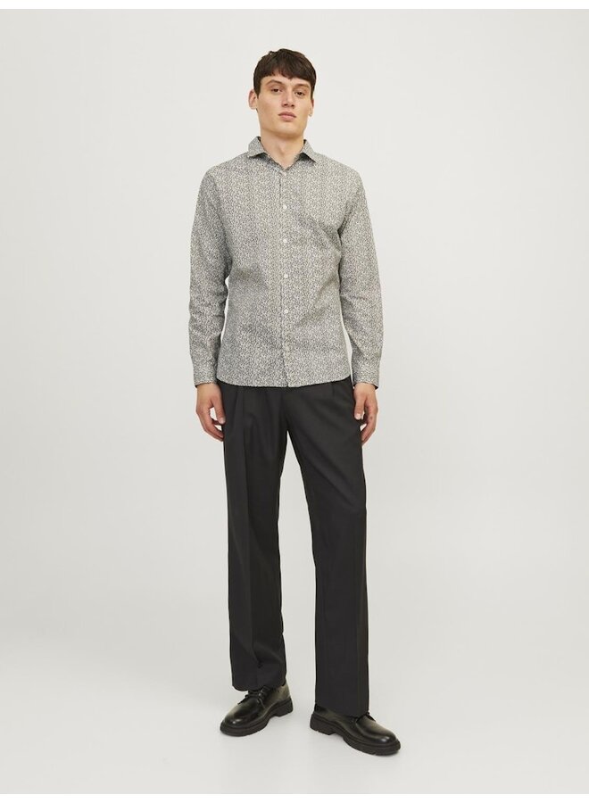 STRETCH LS SHIRT Jack & Jones 12260625 - Cloud Dancer