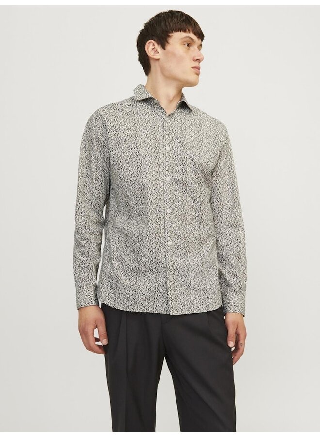 STRETCH LS SHIRT Jack & Jones 12260625 - Cloud Dancer