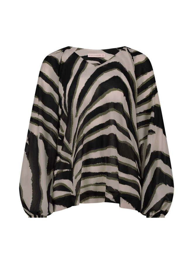 Studio Anneloes Top Zebra Elain 11841 - 1474 Kit/ New Army