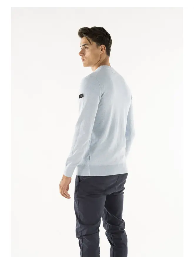 Presly & Sun Trui Crewneck Will Pullover - Sky