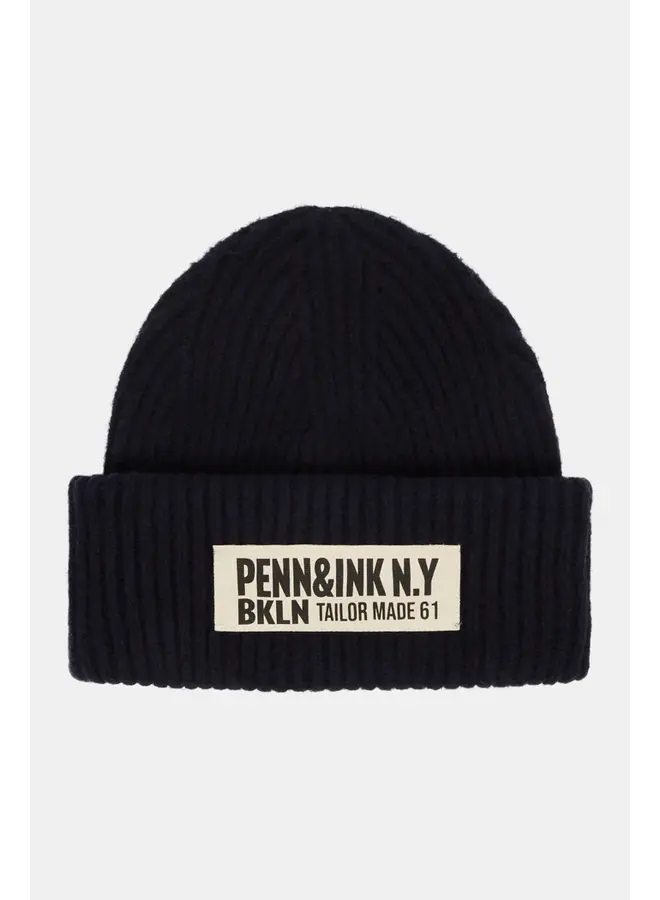 Penn&Ink Beanie W24B284 - 55 Navy