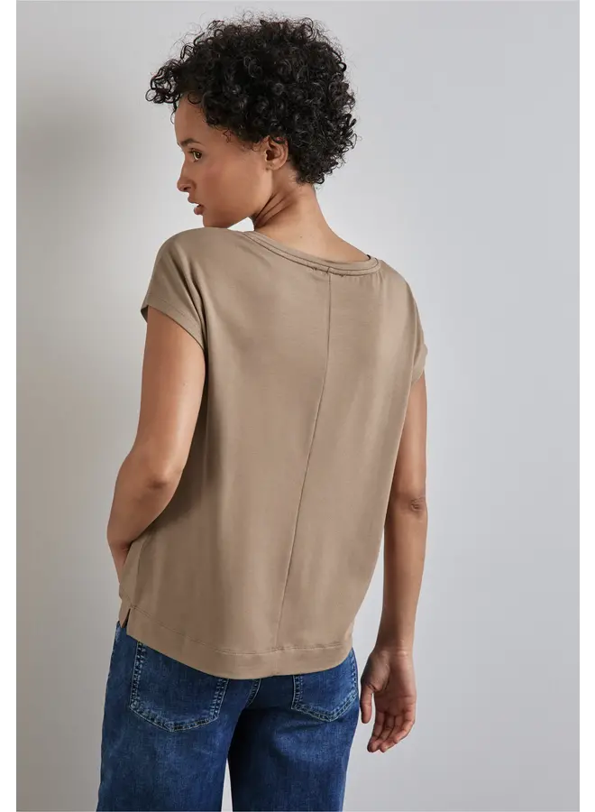 Street one T-Shirt - 36084 Rich Mocha