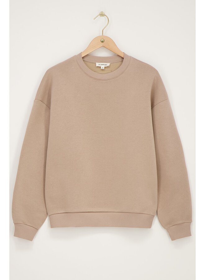 My Jewellery Sweater Met Ruffle MJ11503-0110 - Beige