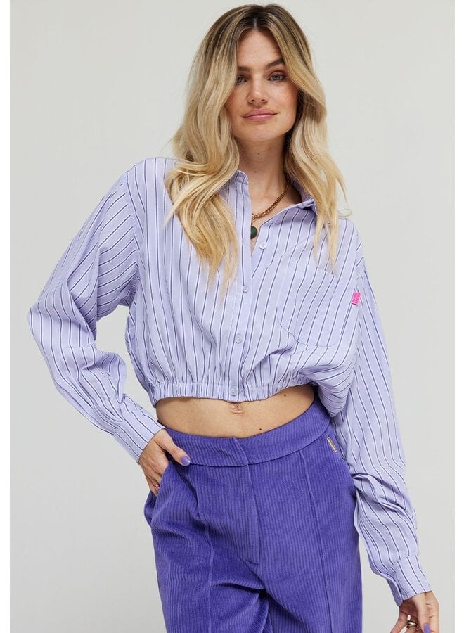 Harper and Yve Blouse Jace AW24P602 - 920 Stripe Purple