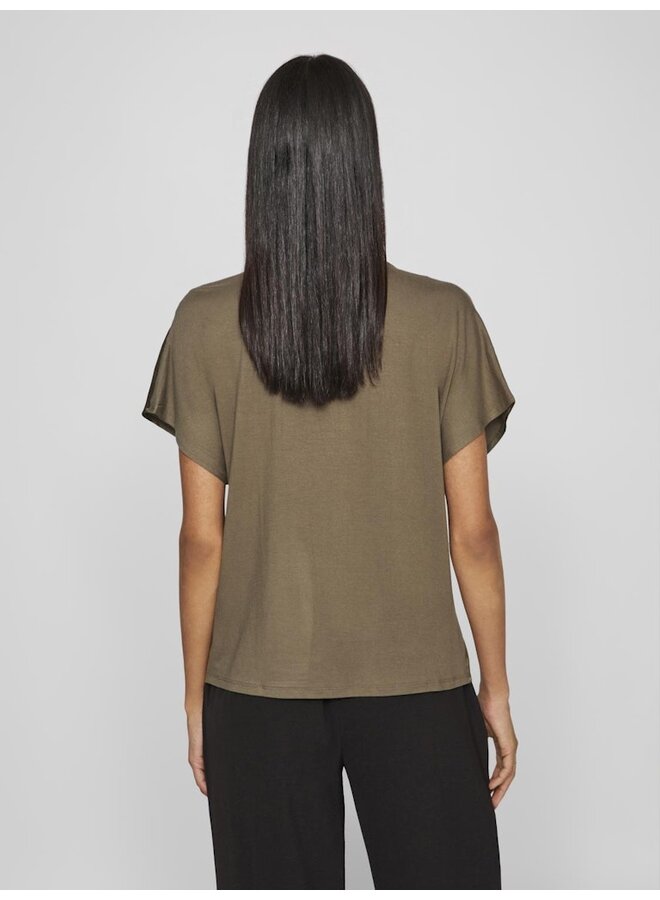 Vila Top 14089239 -  Dusty Olive