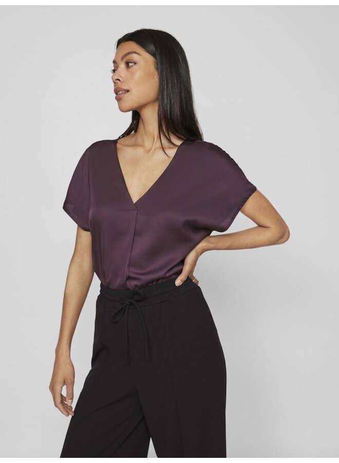 Vila Top 14089239 - Plum Perfect