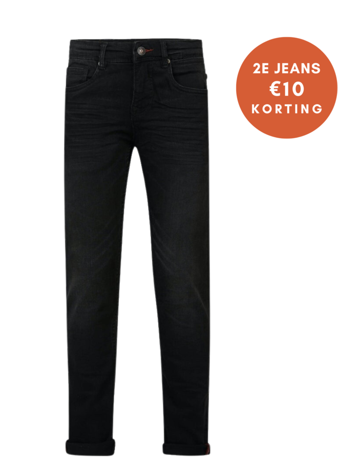 Petrol Tapered Fit Jeans RUSSEL - 9705 Black stone/L30