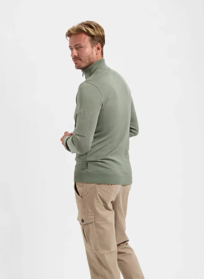 SAINT STEVE Half-Zip Trui 210160 - 60021 Leaf Green
