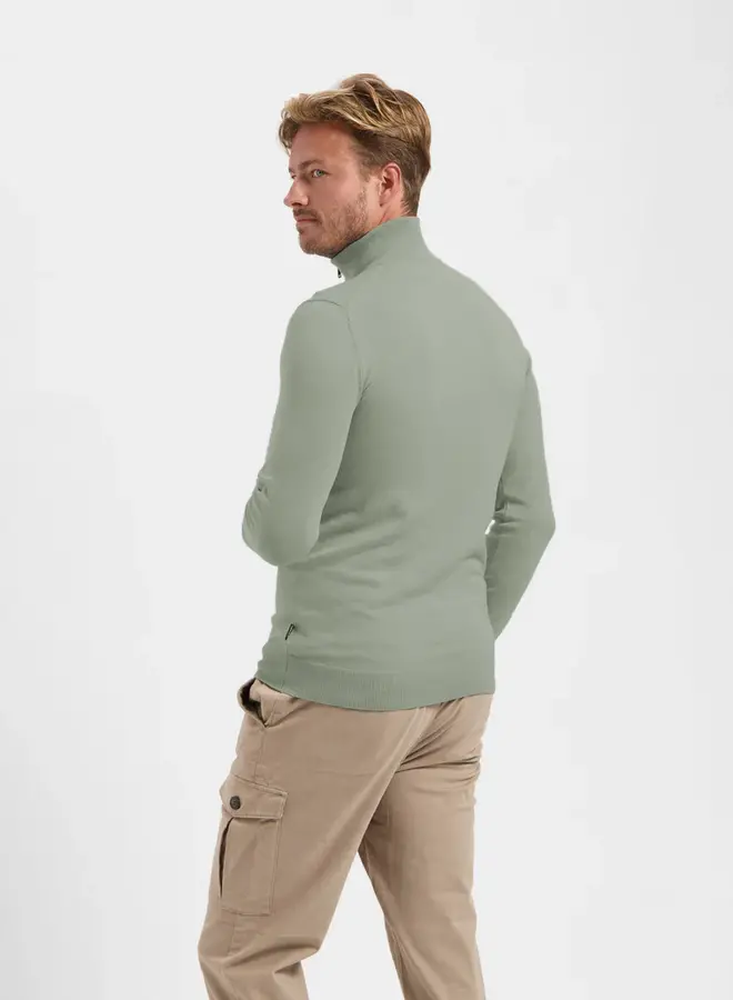 SAINT STEVE Half-Zip Trui 19480 - 60021 Leaf Green