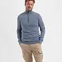 SAINT STEVE Half-Zip Trui 210160 - 70028 Iron Blue