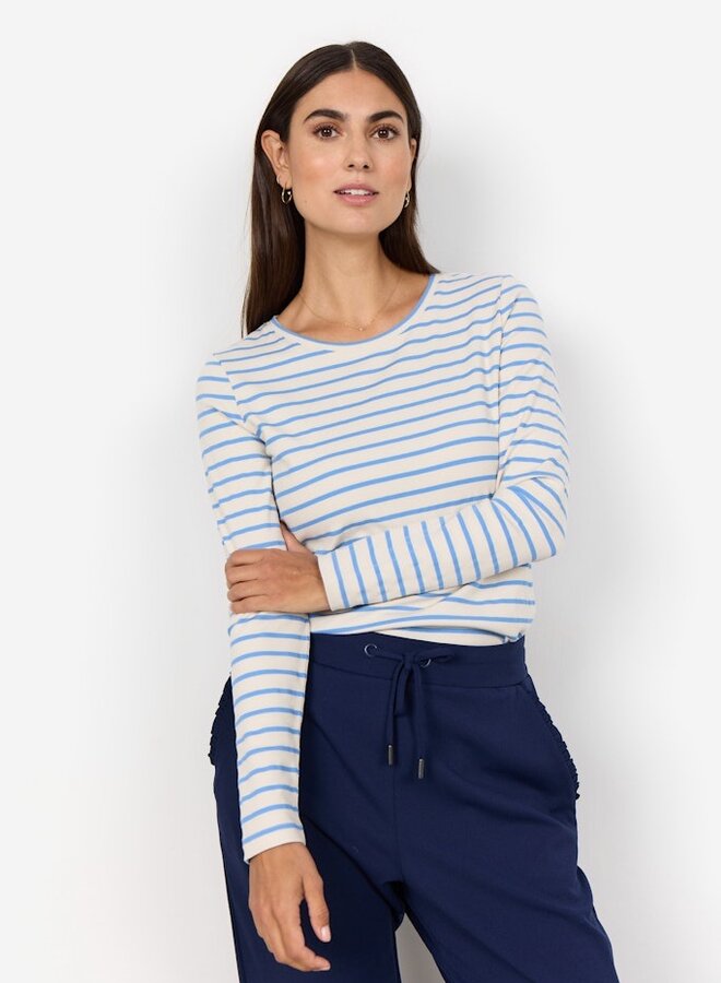 Soyaconcept Longsleeve Onie 26815 - Air Blue Combi