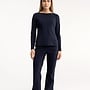 Studio Anneloes Flared Pantalon 94800 - 6900 Dark Blue