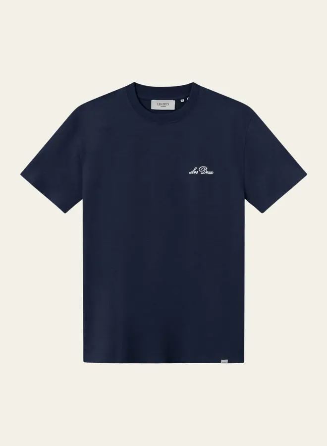 Les Deux T-Shirt LDM101222 - 460201-Dark Navy/White