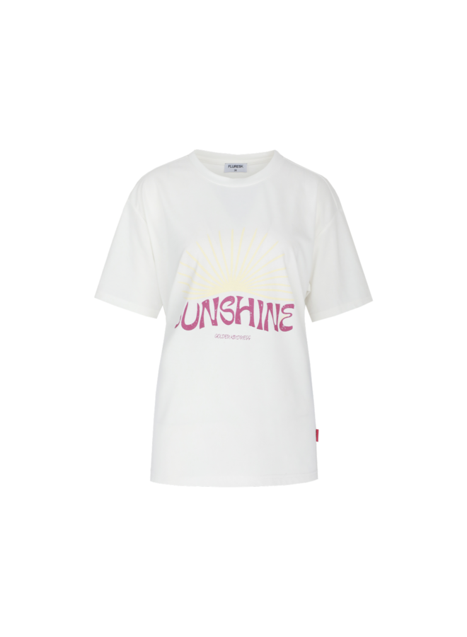 Fluresk T-Shirt Acacia 25VQF14 - 012 Ecru