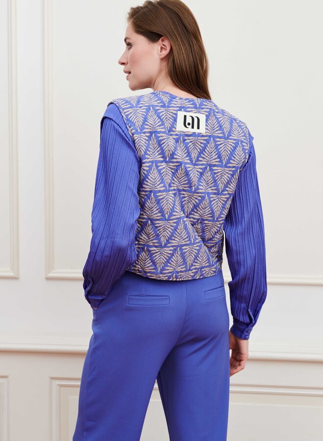 Lofty Manner Gilet Lott QB48 A - 807 Zigzag Leave