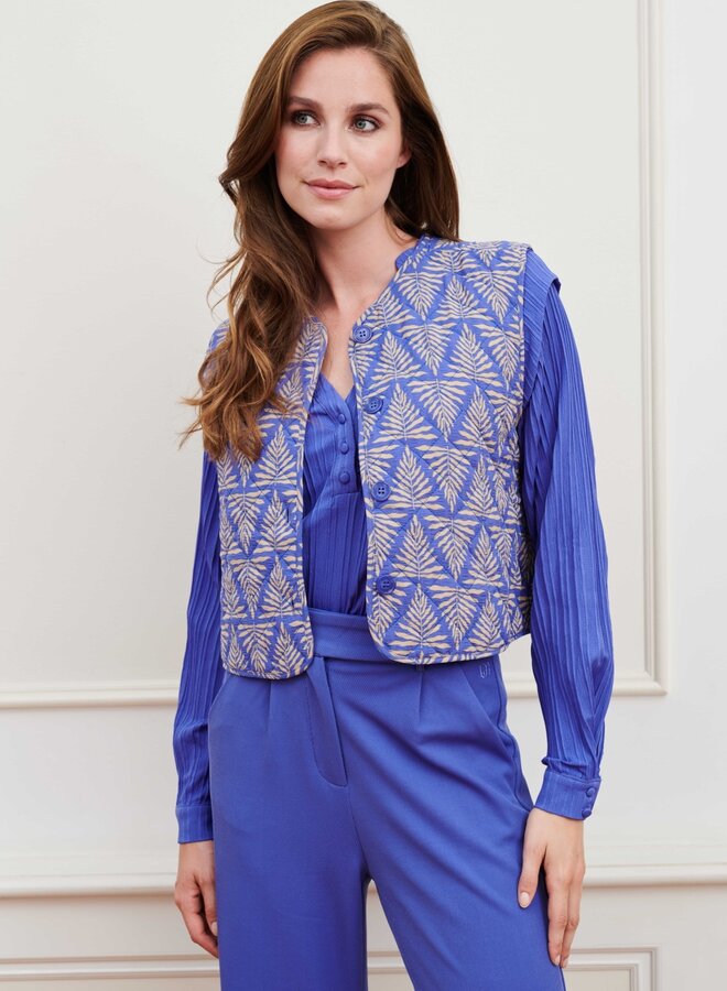 Lofty Manner Gilet Lott QB48 A - 807 Zigzag Leave
