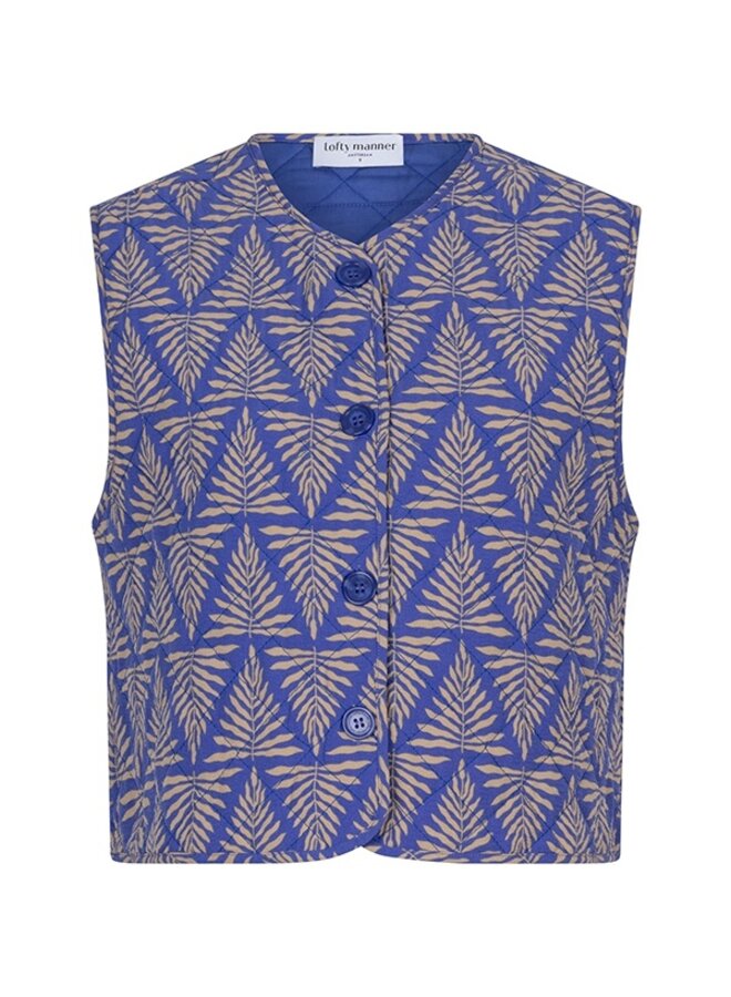 Lofty Manner Gilet Lott QB48 A - 807 Zigzag Leave