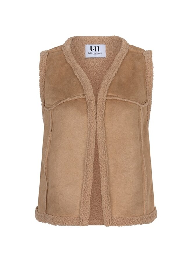 Lofty Manner Gilet Mois QA49 A - 196 Beige