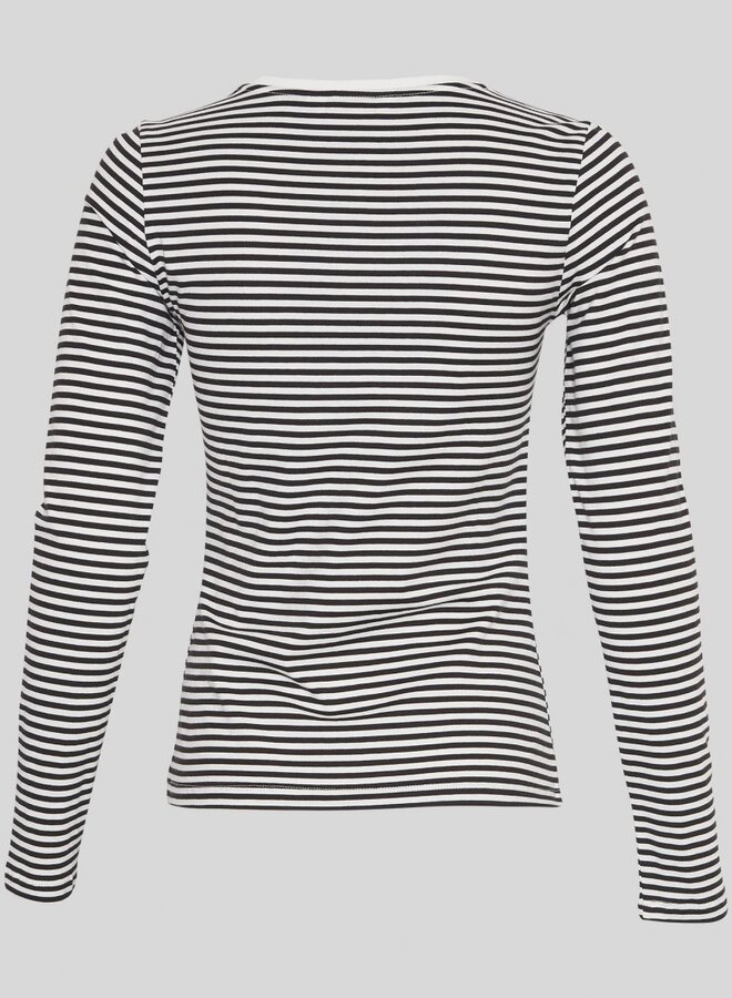 MSCH Copenhagen Hadrea top met lange mouwen 18781 - Egret Black