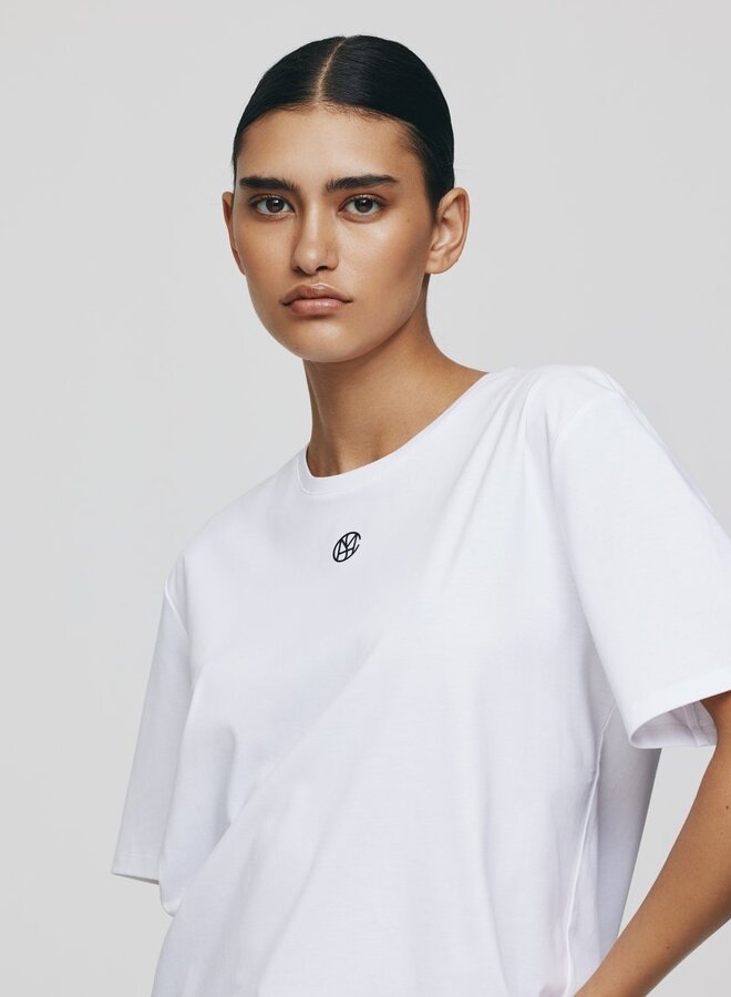 MSCH Copenhagen Icon T-shirt 18453 - B White Black