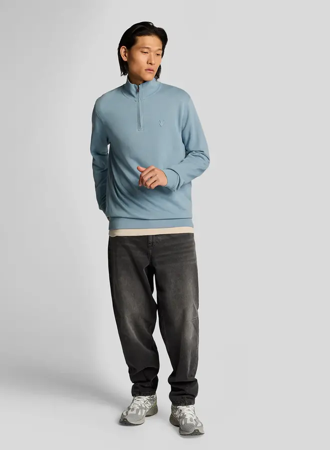 Lyle&Scott Half zipper  ML2258TON - X745 Blue Ash