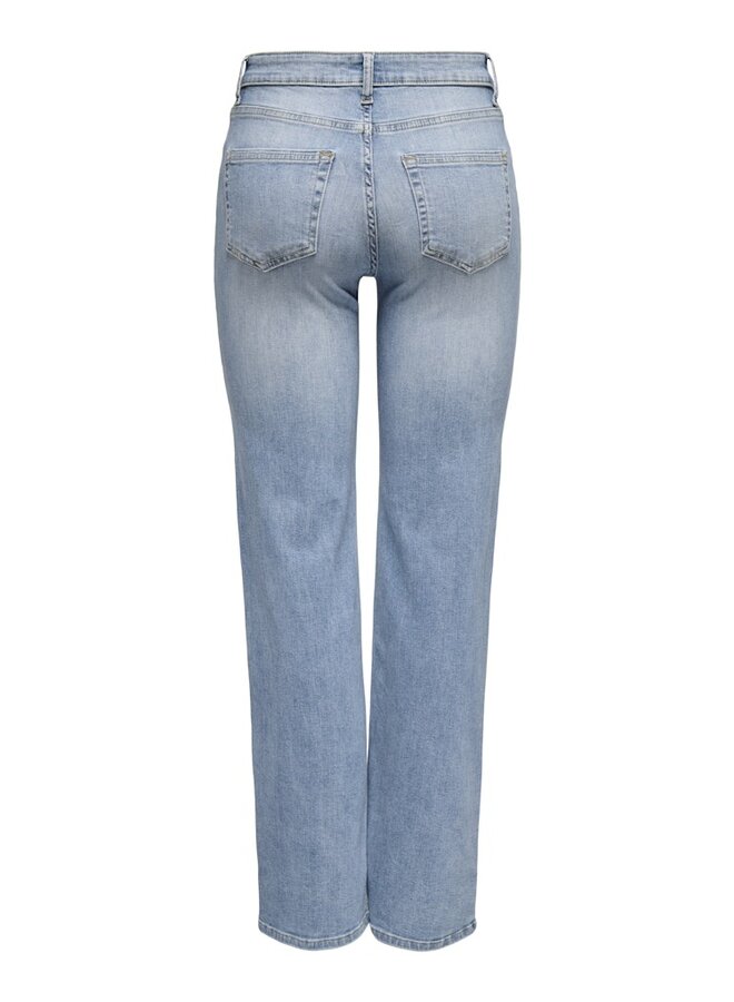 Only Straight Leg Jeans ONLBLUSH 15337794 - Light Blue Denim